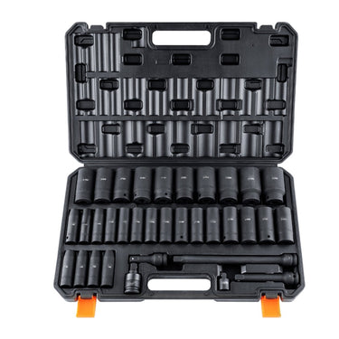 VEVOR 34 - Piece Impact Socket Set, Cr - MO Steel - InspiredGrabs.com